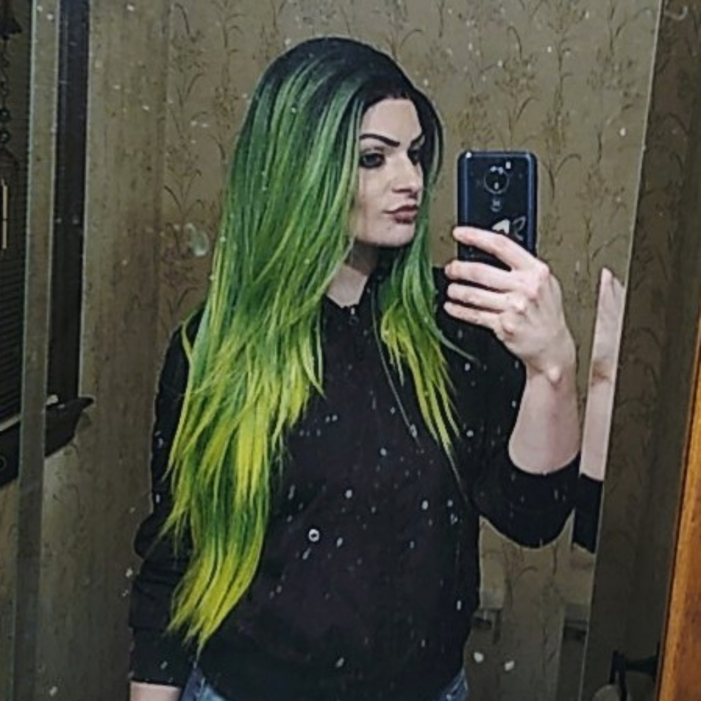 Lace front wig